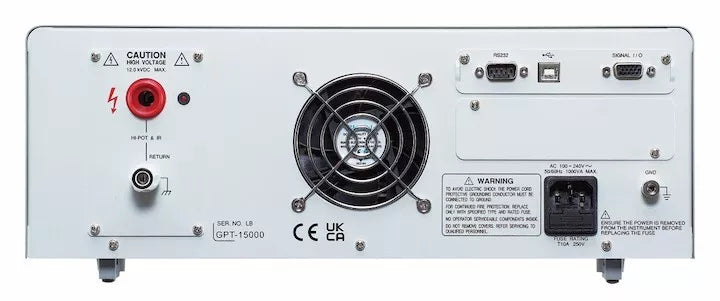 GW Instek GPT-15012 Safety Analyzer - Hi-Pot Tester DC 12kV / IR 5kV
