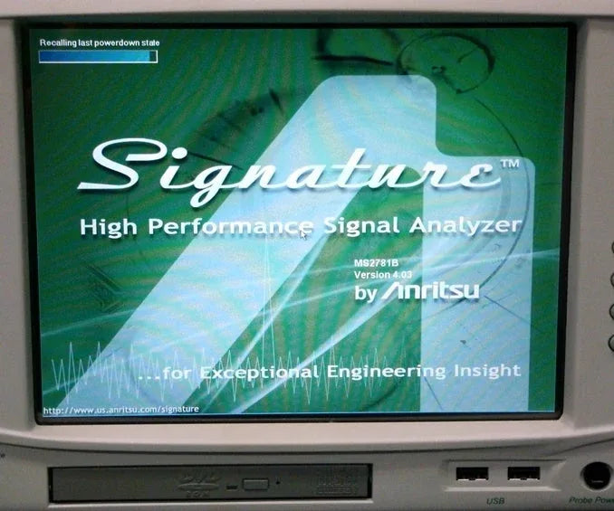 Anritsu MS2781B Portable Signal Analyzer with 9 kHz to 3 GHz Frequency Range - ZYYKZ Test Equipment