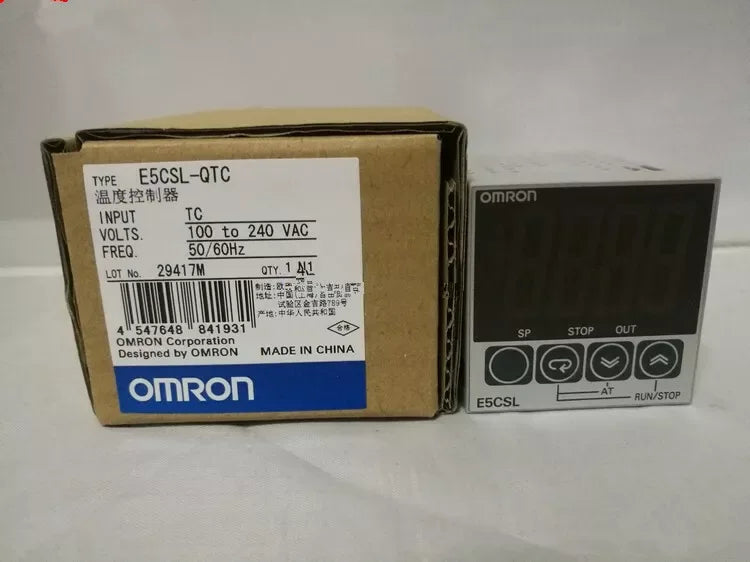 OMRON E5CSL-QTC Digital Temperature Controller with Sensor Input - ZYYKZ Test Equipment