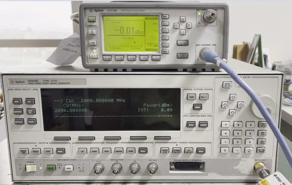 Agilent 83640B Synthesized Swept Signal Generator, 10MHz-40GHz, Option 001 - ZYYKZ Test Equipment