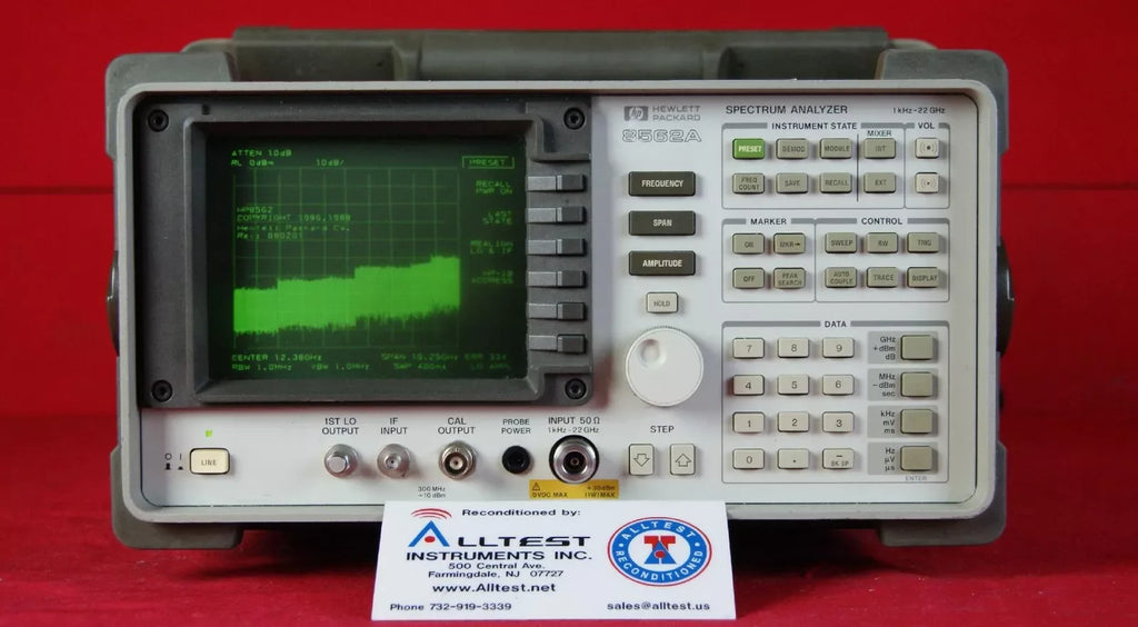 HP 8562A Spectrum Analyzer 1 kHz - 22 GHz - ZYYKZ Test Equipment