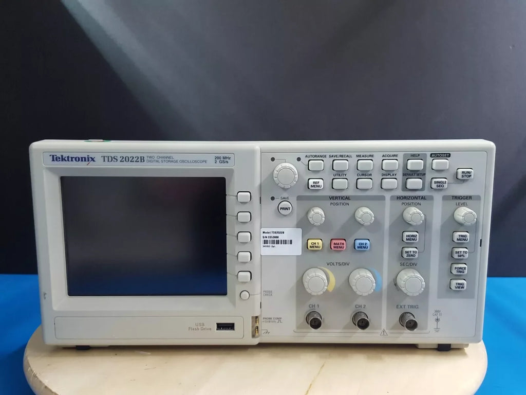 Tektronix TDS2022B 200MHz Two-Channel Digital Oscilloscope - ZYYKZ Test Equipment