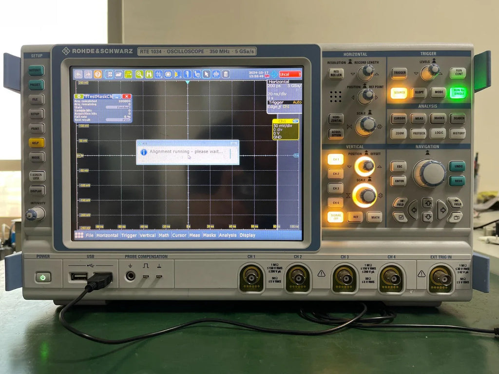 Rohde & Schwarz RTE 1034 4-Channel Oscilloscope - 350MHz Bandwidth, 5 GSa/s Sampling Rate - ZYYKZ Test Equipment
