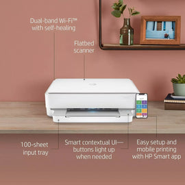 HP Ink Advantage 6075 All-in-One Wireless Color Printer, Scanner & Copier - ZYYKZ Test Equipment