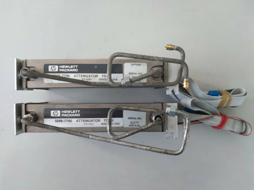 HP Agilent 5086-7796 RF Programmable Attenuator 70dB DC-26.5GHz with Cables - ZYYKZ Test Equipment
