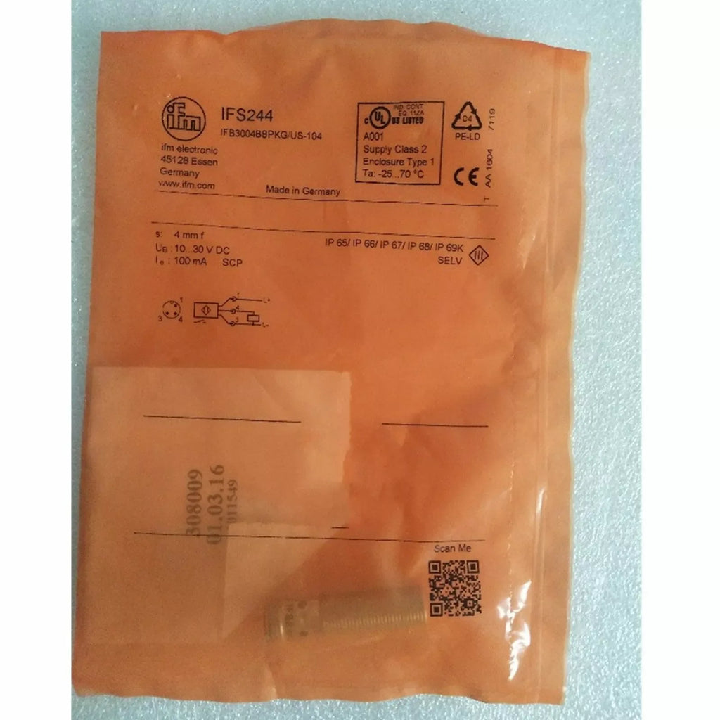 IFM IFS244 Inductive Proximity Sensor - High Precision Detection - ZYYKZ Test Equipment