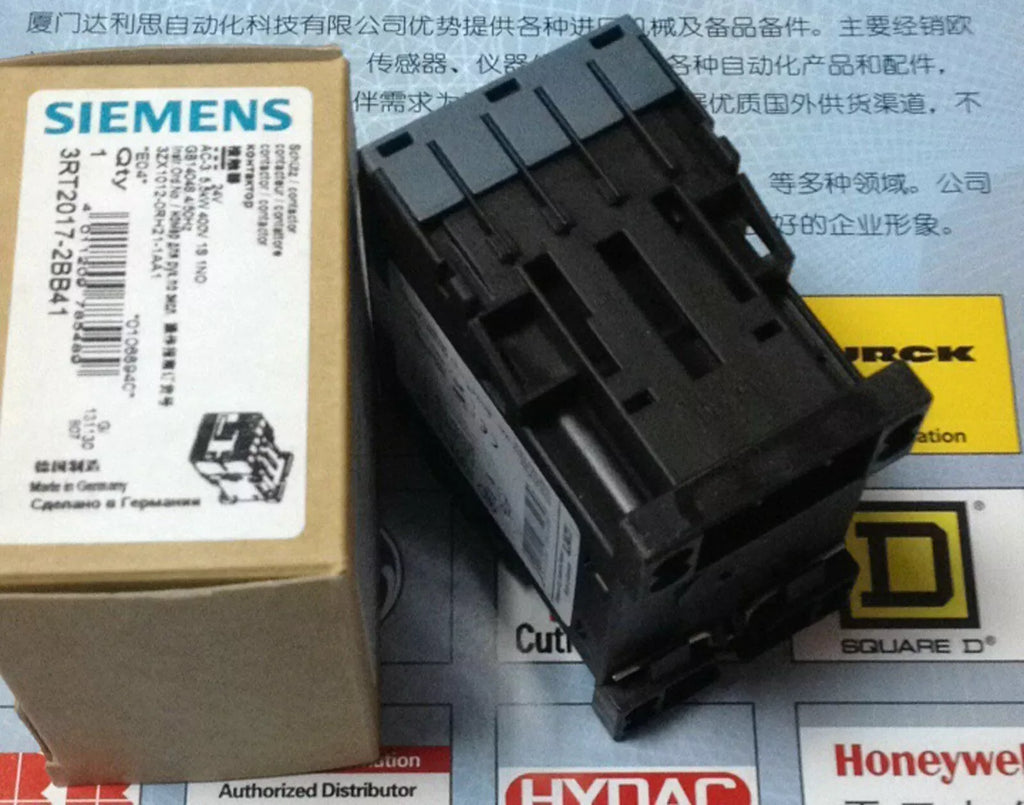 SIEMENS 3RT2017-2BB41 24V AC Contactor - New In Box - ZYYKZ Test Equipment