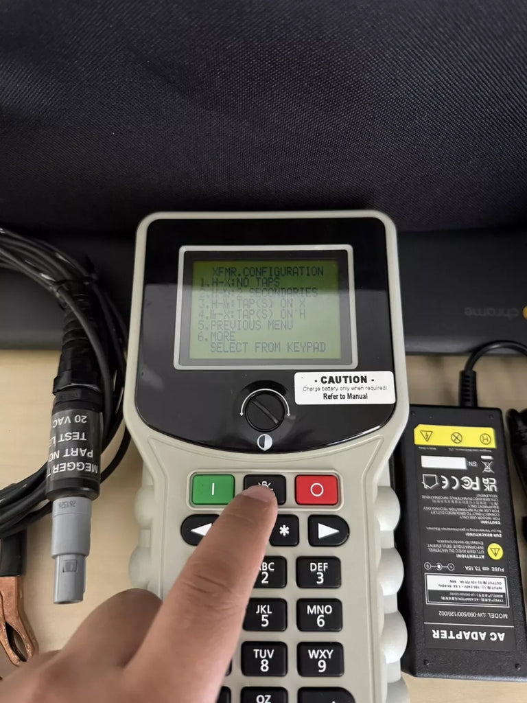 MEGGEE TTR100 Single & Three Phase Transformer Turn-Ratio Tester - ZYYKZ Test Equipment
