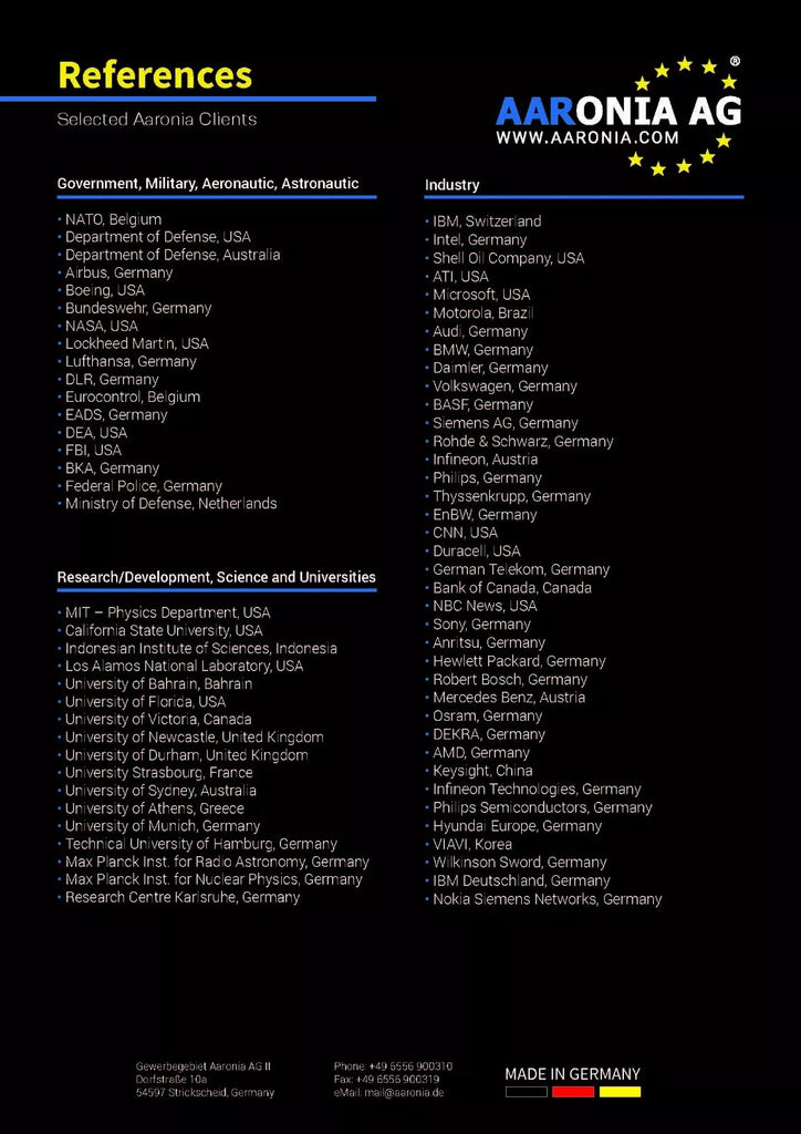 Aaronia HyperLOG 7060 Directional Logarithmic Antenna 700MHz-6GHz