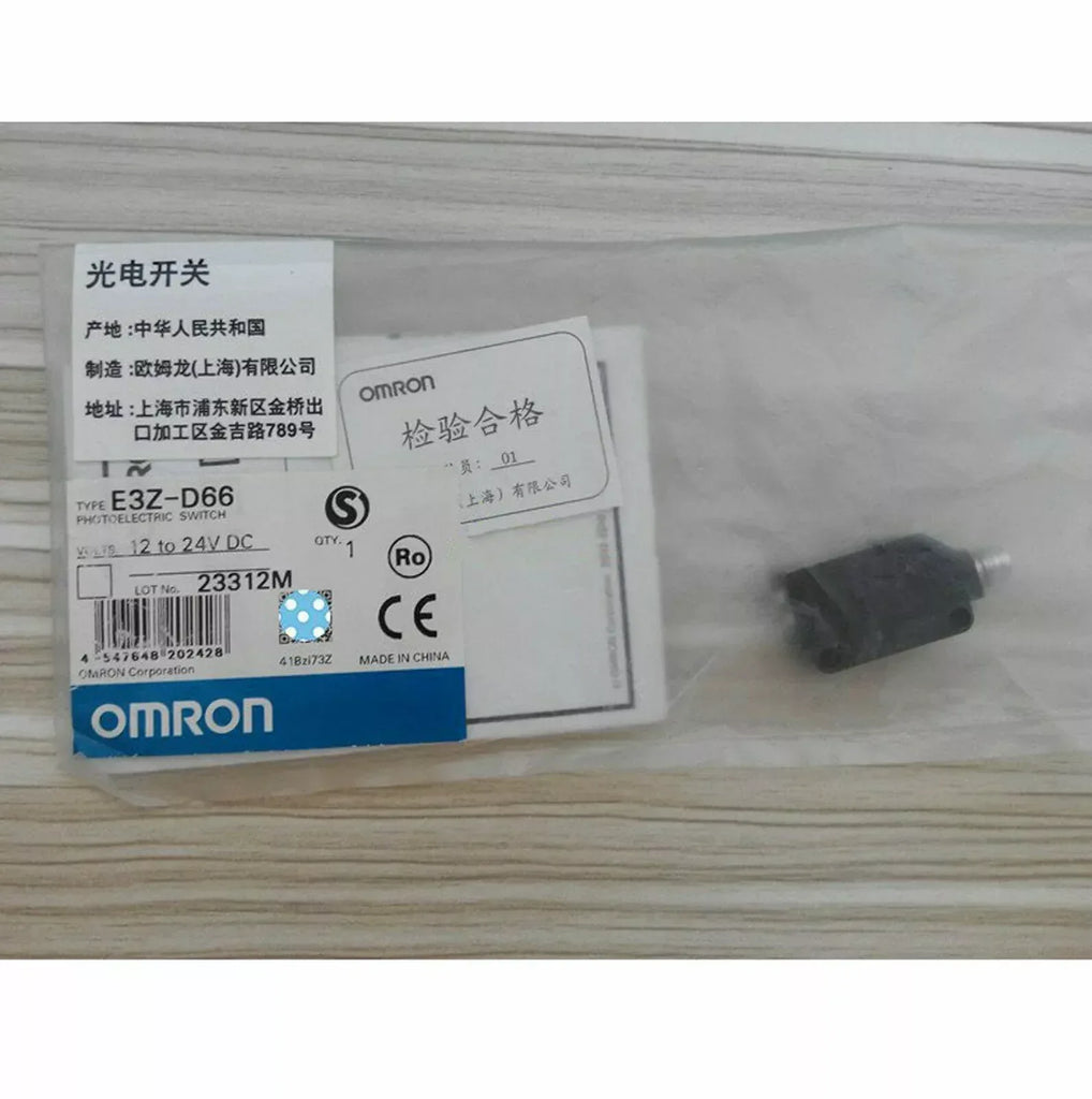 Omron E3Z-D66 Photoelectric Sensor Switch - High Precision, New - ZYYKZ Test Equipment