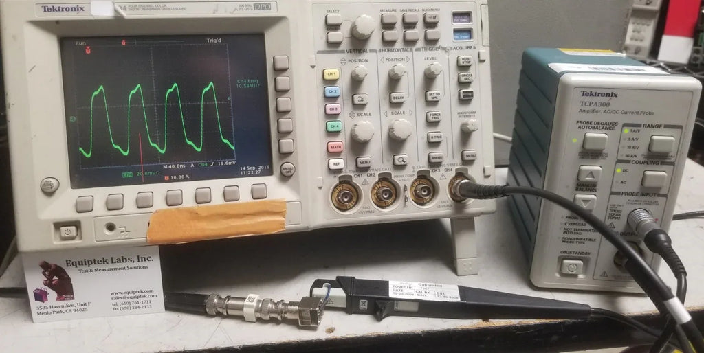 TCP312 Oscilloscope Current Probe for Accurate AC/DC Current Measurements - ZYYKZ Test Equipment