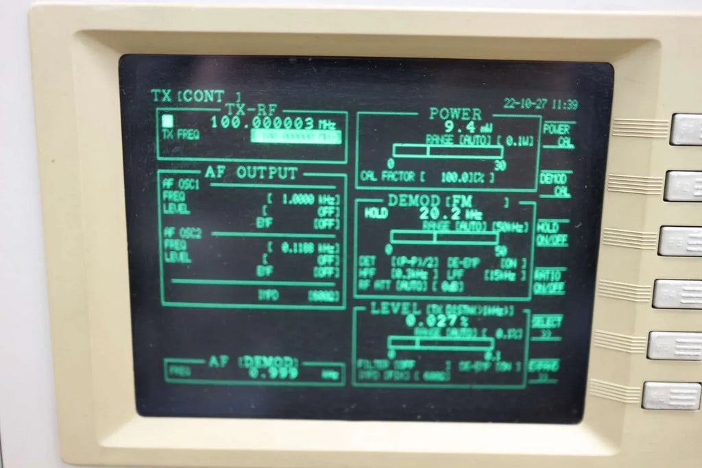 Anritsu MT2605B1 Radio Communication Tester 100 kHz–2 GHz - ZYYKZ Test Equipment