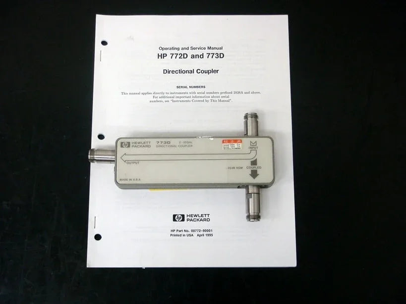 HP Precision Directional Coupler for RF Signal Sampling - ZYYKZ Test Equipment