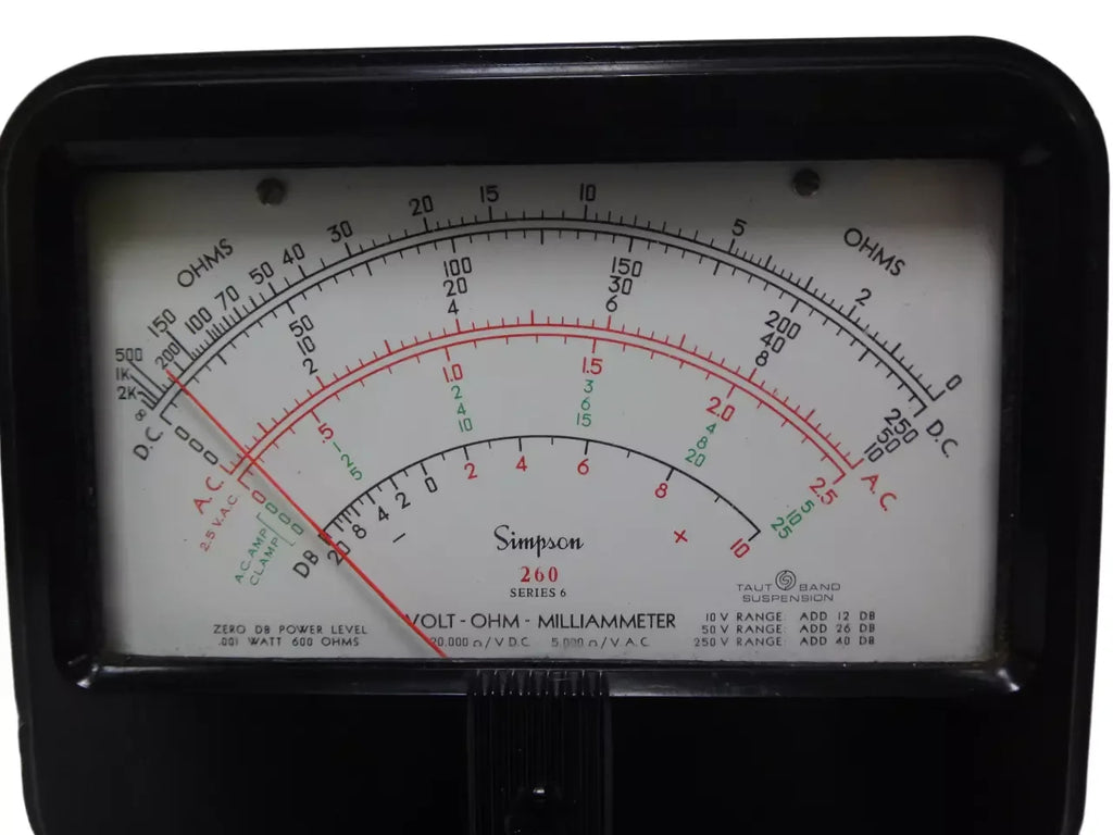 Simpson 260 Series 6 Analog Multimeter - Professional Electrical Tester - ZYYKZ Test Equipment