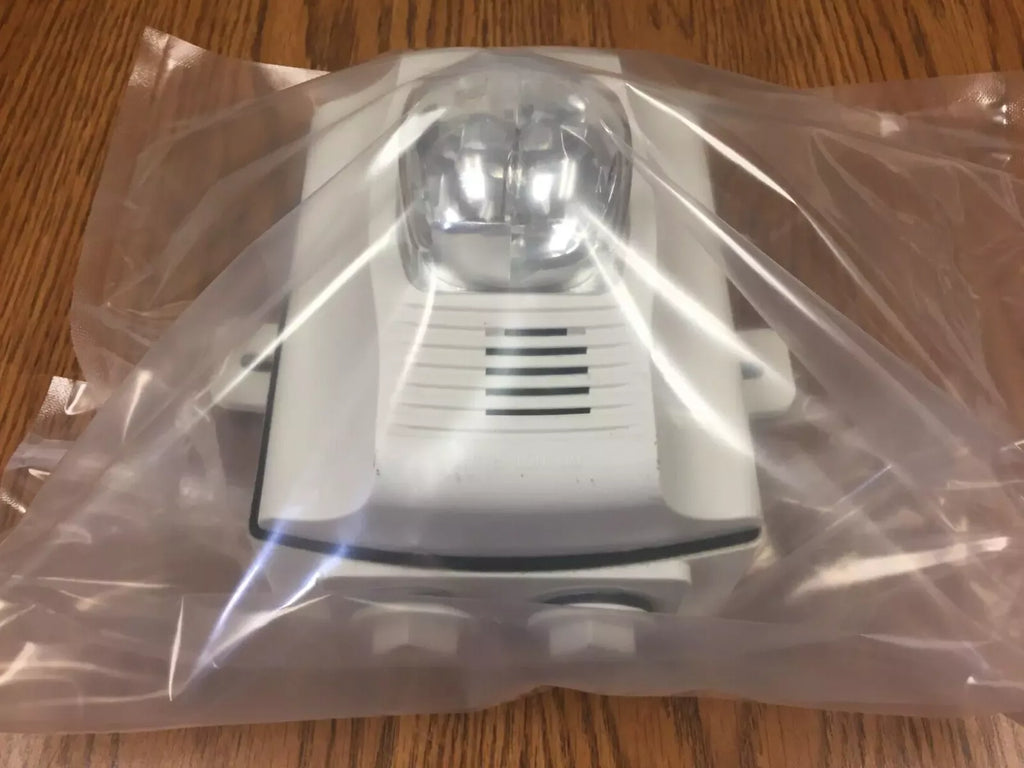 System Sensor P2WHK-P Fire Alarm Horn Strobe with White Housing - ZYYKZ Test Equipment