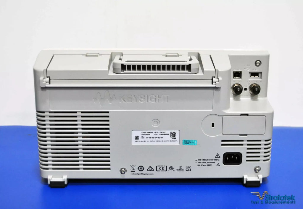 Keysight MSOX2024A Mixed Signal Oscilloscope - 200MHz, 4 Channels, 2GSa/s, NIST Calibrated