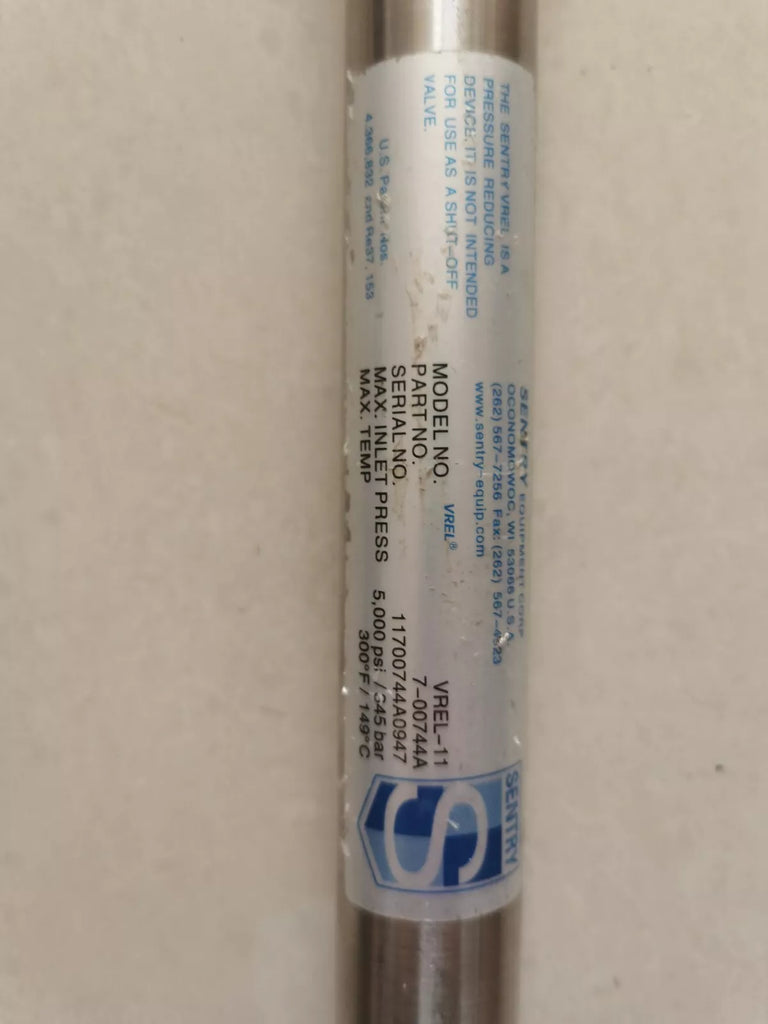 SENTRY VREL-11 7-00744A Used VREL11 C-18-2-011