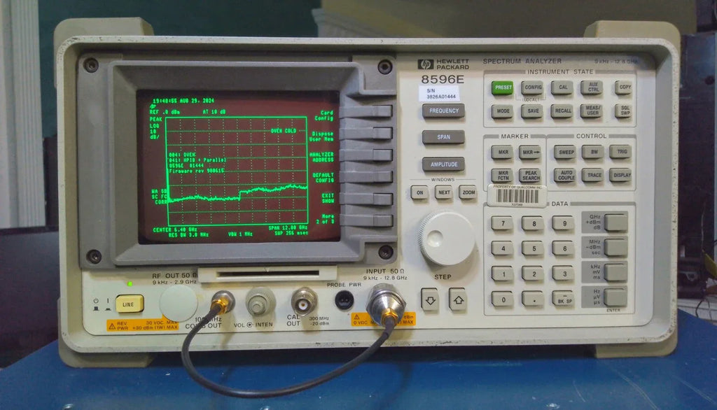 HP 8596E Spectrum Analyzer 9 kHz to 12.8 GHz - ZYYKZ Test Equipment