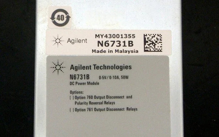 Agilent N6731B Triple Output Programmable DC Power Supply Module - ZYYKZ Test Equipment