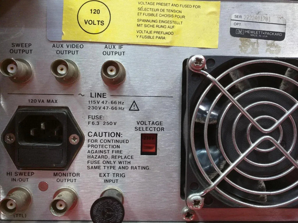 HP 8590A Spectrum Analyzer 10 kHz - 1.5 GHz - ZYYKZ Test Equipment