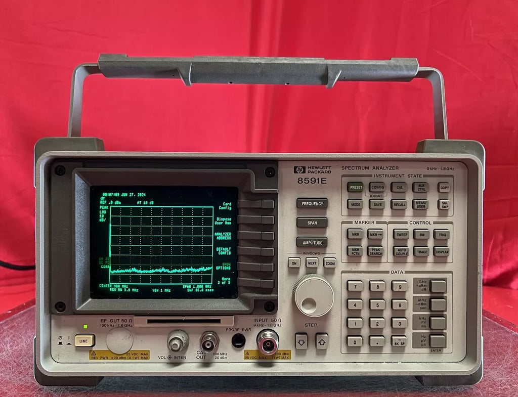 Agilent 8591E Spectrum Analyzer 9 kHz to 1.8 GHz - ZYYKZ Test Equipment