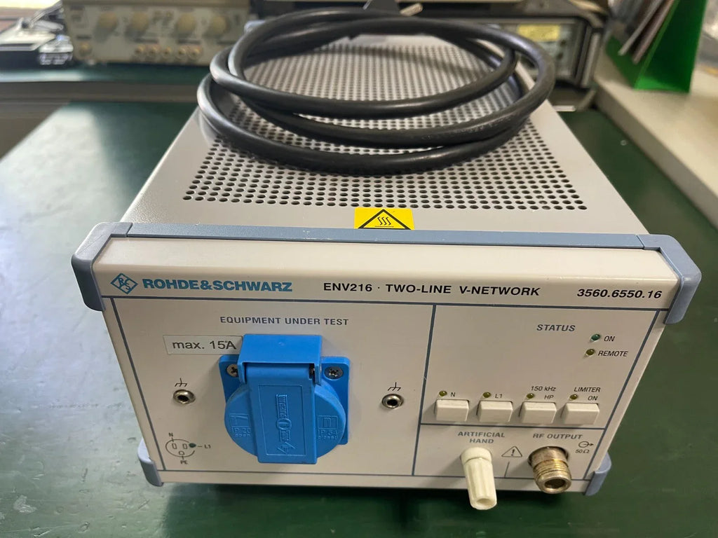 Rohde & Schwarz ENV216 Two-Line V-Network LISN for EMI Testing - ZYYKZ Test Equipment
