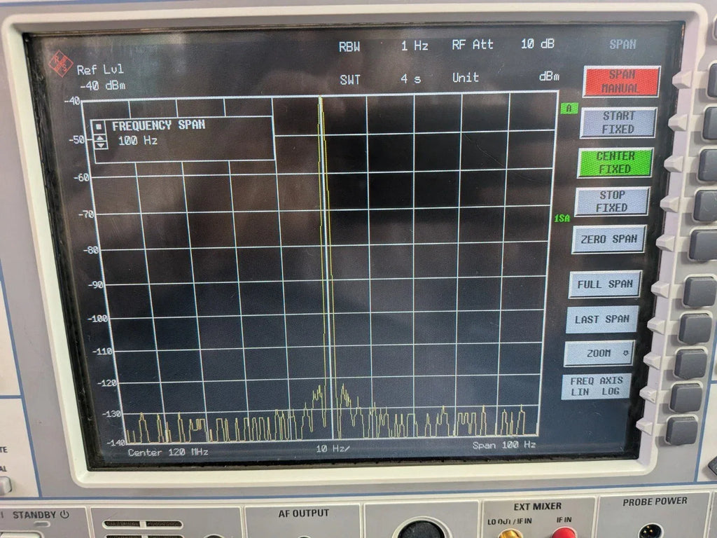 Rohde & Schwarz FSIQ26 Spectrum Analyzer 20 Hz–26.5 GHz with IQ External Mixers - ZYYKZ Test Equipment