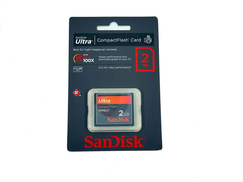 SanDisk Ultra 2GB CompactFlash Memory Card - High-Speed Storage - ZYYKZ Test Equipment