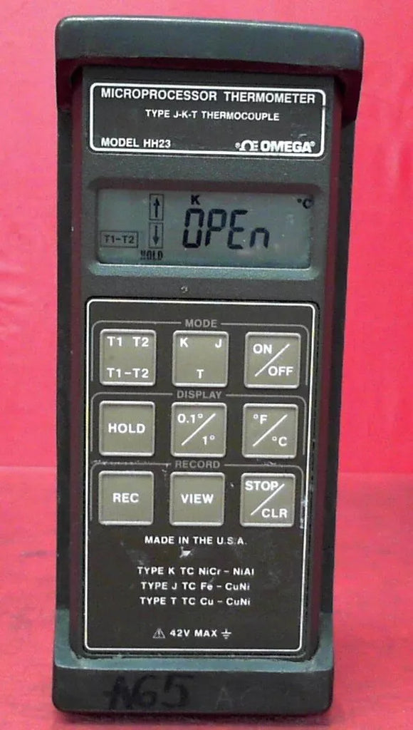 Omega HH23 Handheld Microprocessor Digital Thermometer - T72372 AS-IS
