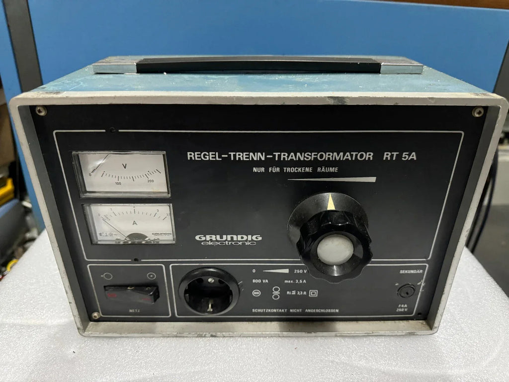 Grundig RT5A Isolating Transformer - Regel-Trenn-Transformator - ZYYKZ Test Equipment
