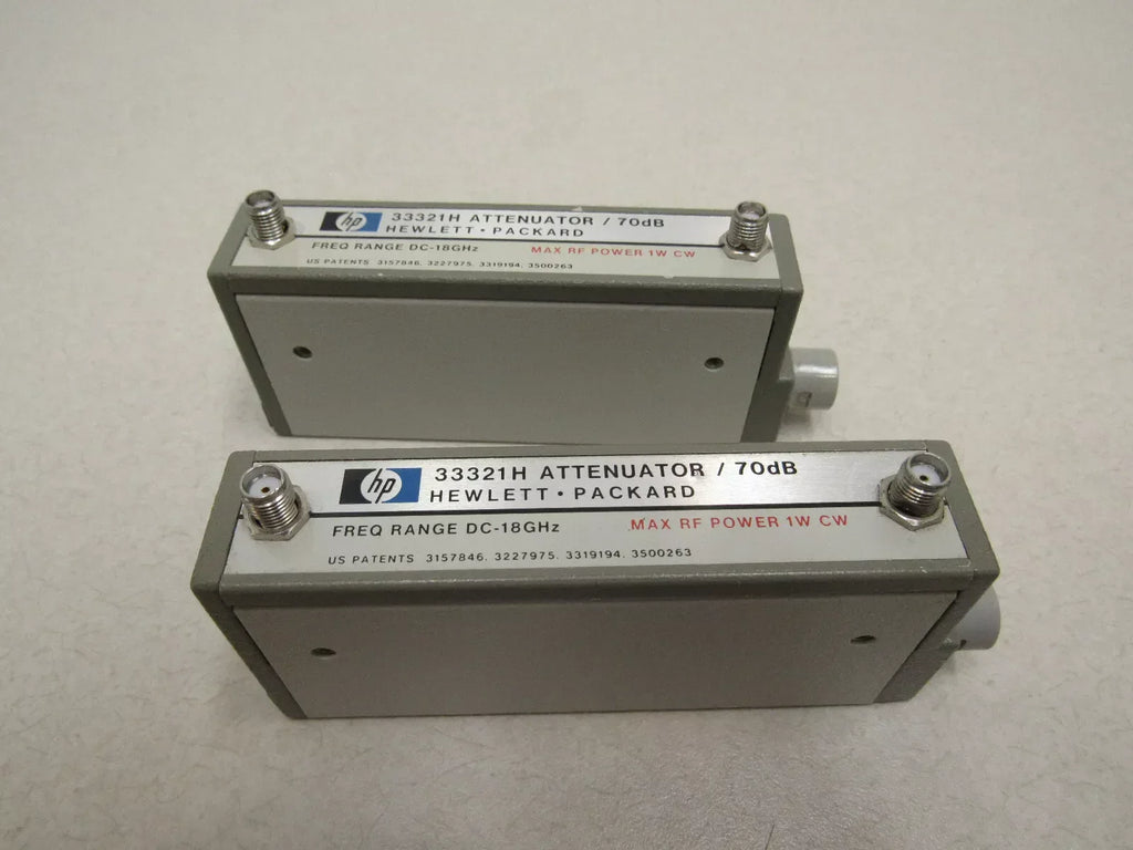 HP 33321H Programmable Step Attenuator 70 dB - ZYYKZ Test Equipment