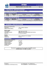 Load image into Gallery viewer, HT Instrument HT204 Digital Solar Meter - 1 to 1999W/m², 1 to 634 BTU/(ft²*h)