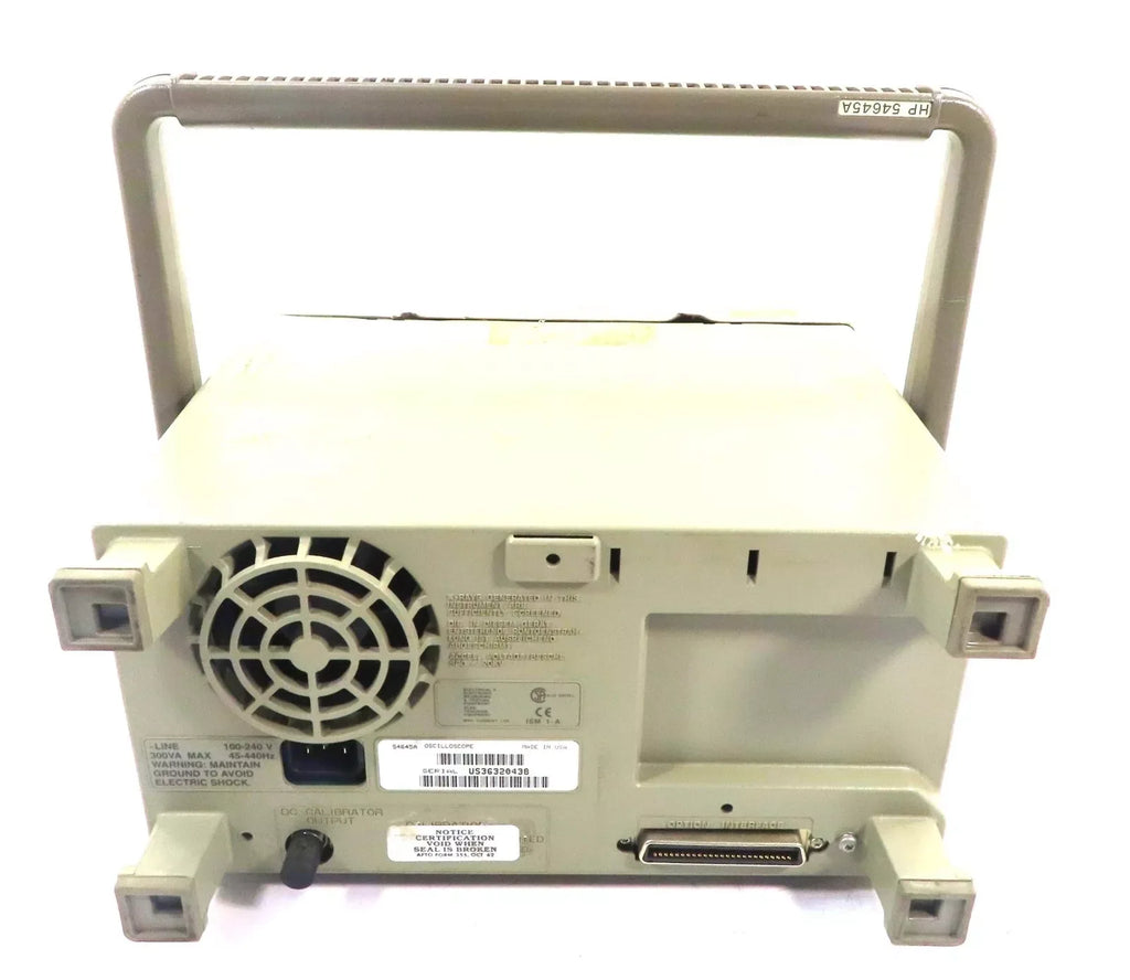 HP 54645A 100 MHz 4-Channel Digital Storage Oscilloscope 200 MSa/s - ZYYKZ Test Equipment