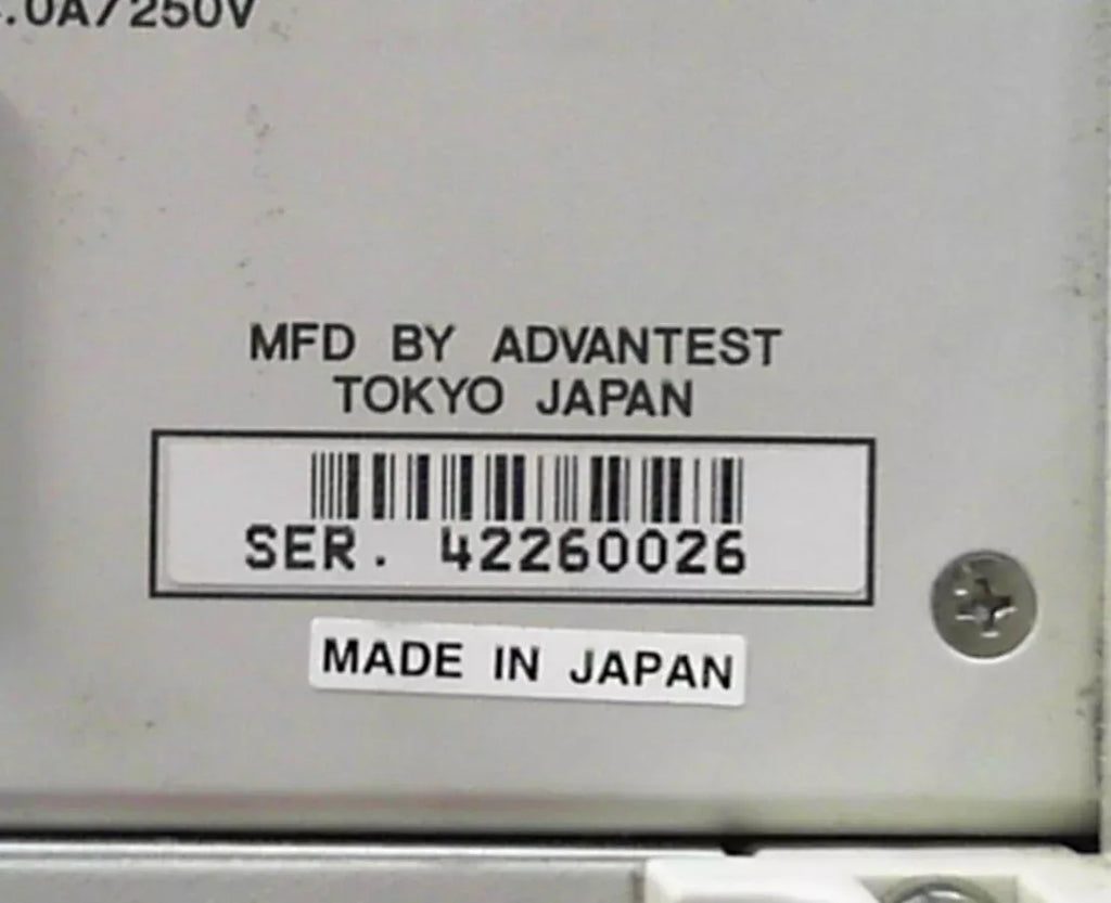 Advantest Q8383 Optical Spectrum Analyzer 500 to 1750 nm - ZYYKZ Test Equipment