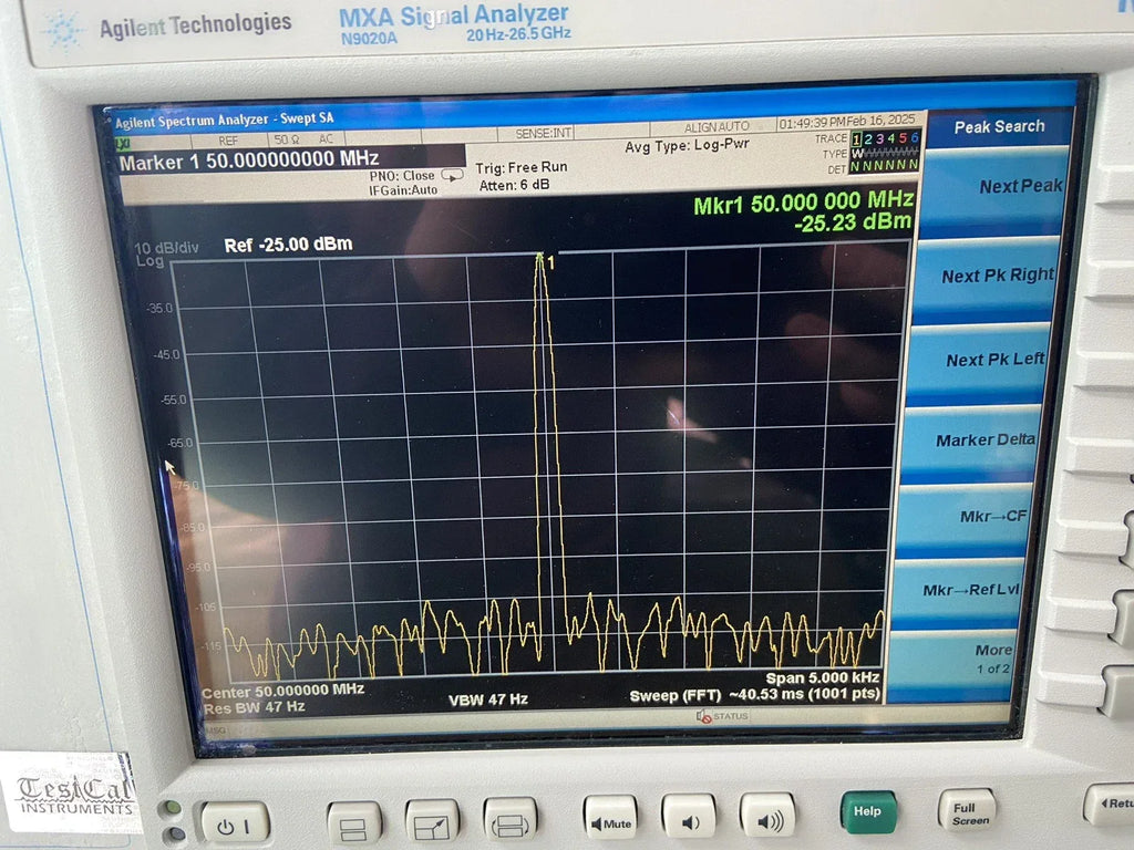 Agilent N9020A MXA Signal Analyzer, 20 Hz to 26.5 GHz, Calibrated - ZYYKZ Test Equipment