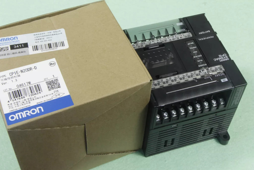 OMRON CP1E-N20DR-D Compact Programmable Logic Controller (PLC) - 20 I/O - ZYYKZ Test Equipment