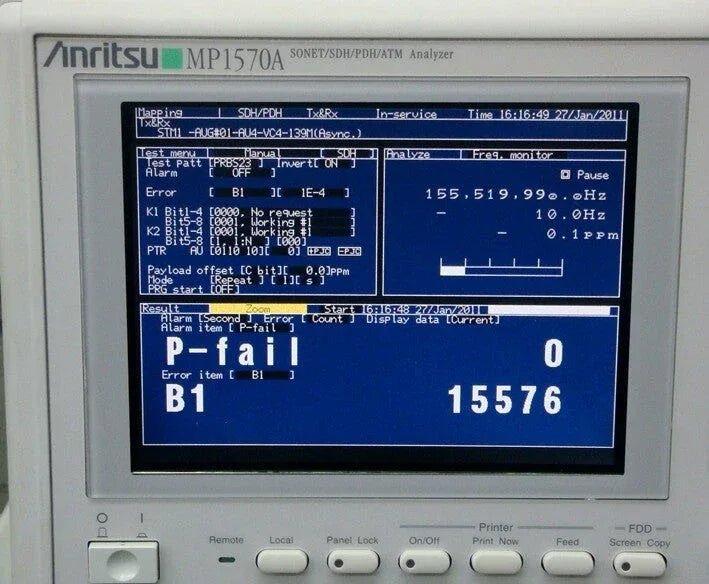 Anritsu MP0121A Measurement Unit Module - ZYYKZ Test Equipment