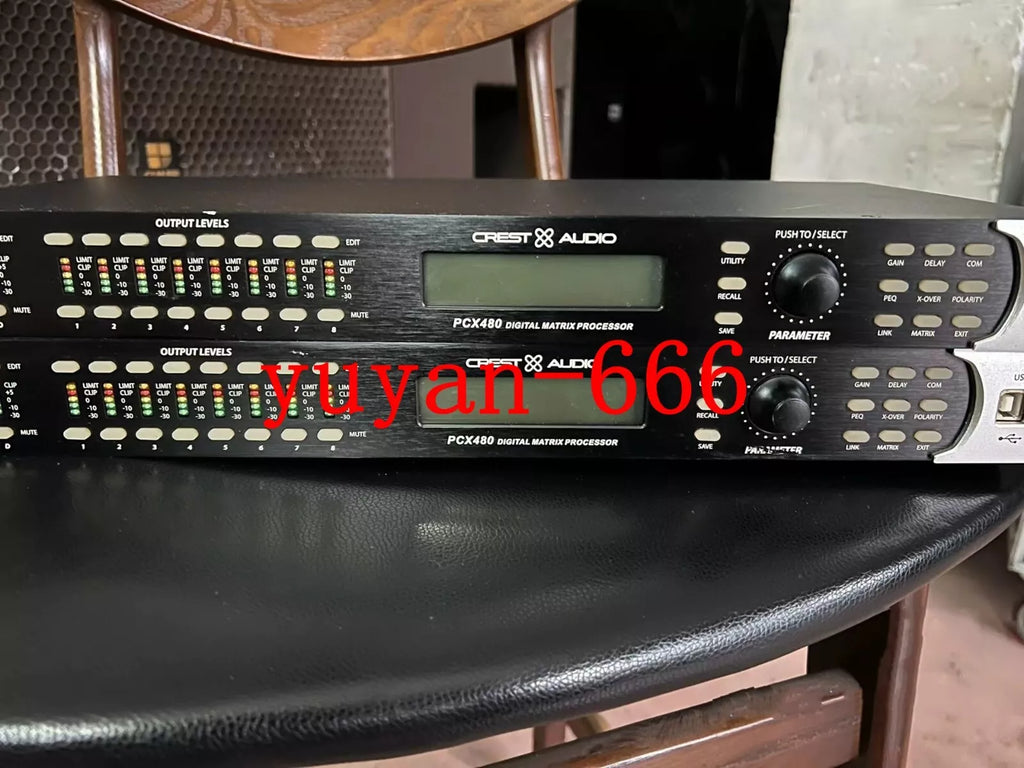 Crest PCX480 Audio Processor - Used, Model #N465P YF