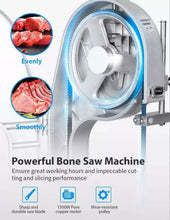Load image into Gallery viewer, Commercial 1100W Large Meat and Fish Bone Saw Cutter Machine 220V - ZYYKZ Test Equipment
