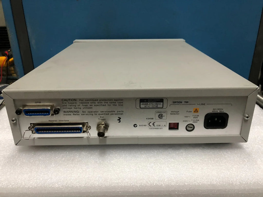 4349B 4-Channel High Resistance Meter for Precision Testing - ZYYKZ Test Equipment
