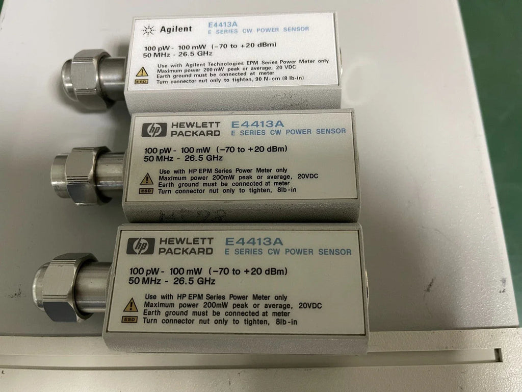 HP Agilent E4413A E-Series CW Power Sensor 50MHz-26.5GHz, -70 to +20 dBm - ZYYKZ Test Equipment