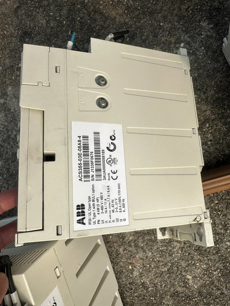 ABB ACS355-03E-08A8-4 Variable Frequency Drive 1HP 3-Phase 480V - ZYYKZ Test Equipment