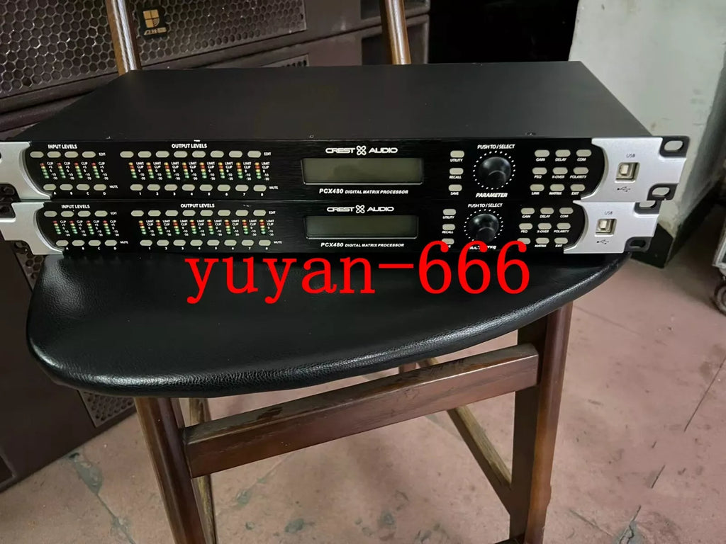 Crest PCX480 Audio Processor - Used, Model #N465P YF