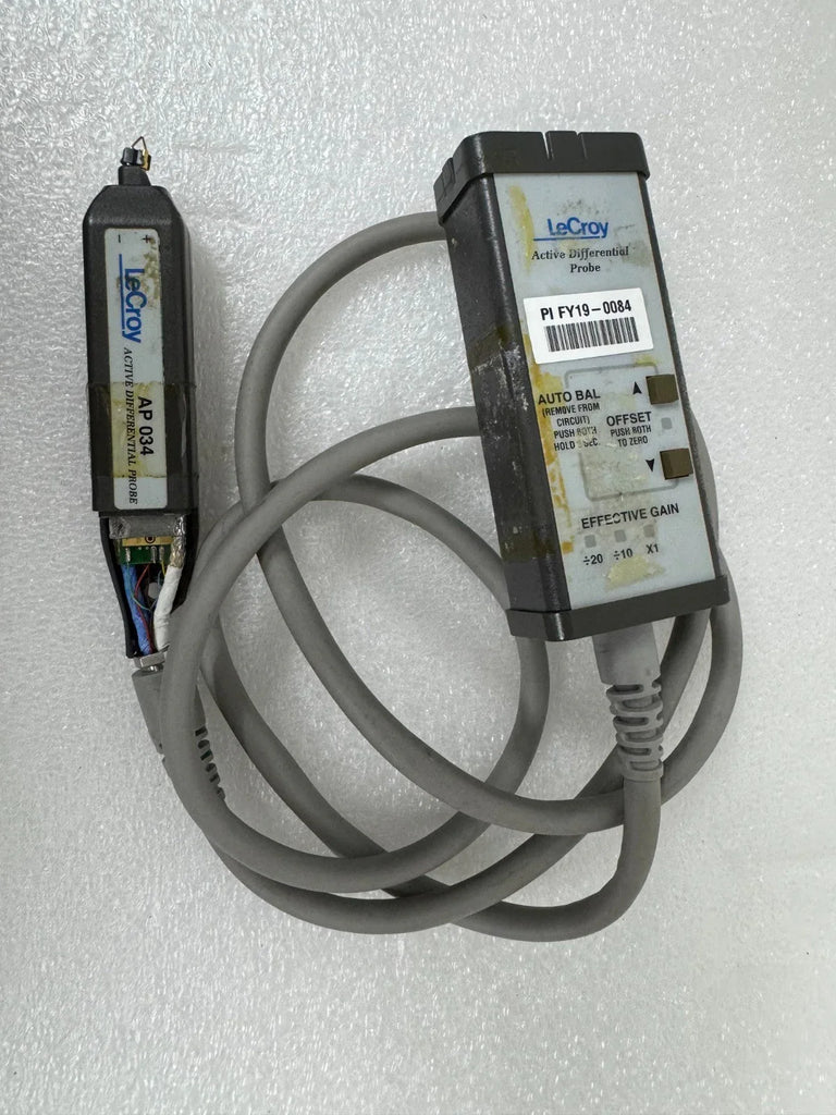 LeCroy AP034 Active Differential Probe - High-Speed Signal Testing - ZYYKZ Test Equipment