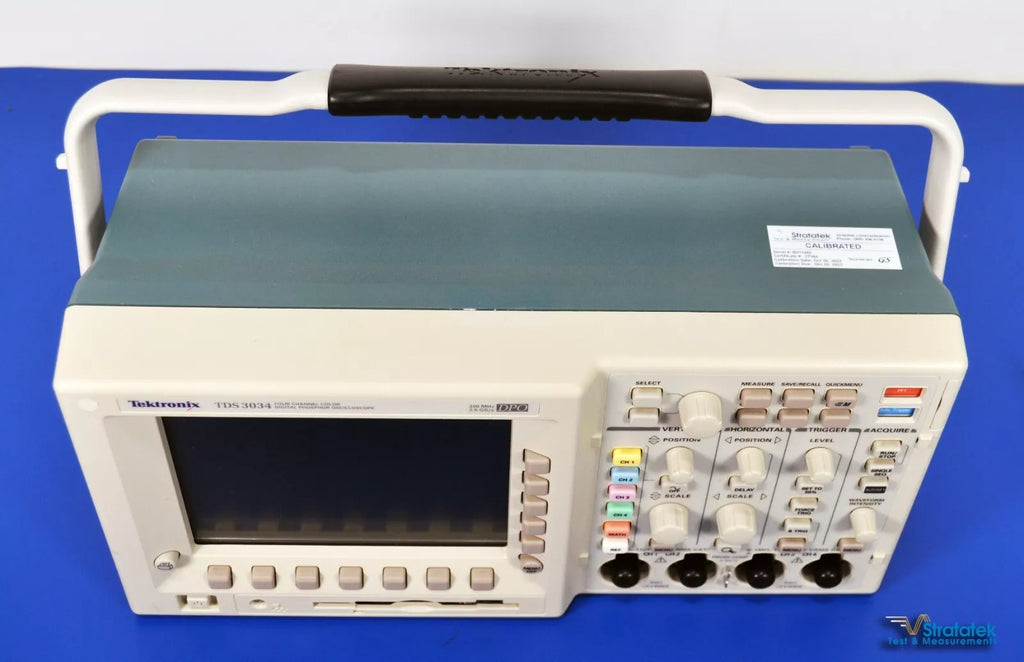 Tektronix TDS 3034 300MHz 4-Channel Digital Phosphor Oscilloscope - NIST Calibrated
