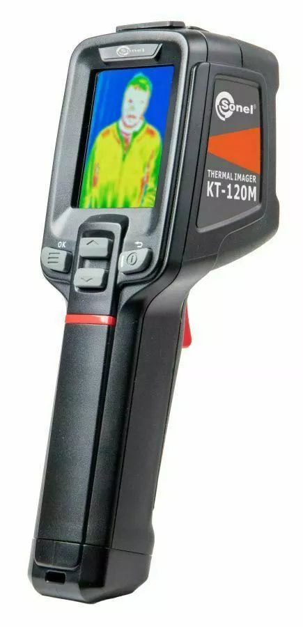 Sonel KT-120M Thermal Imaging Camera with Alarm - 0.5°C Accuracy, 120x90 Resolution