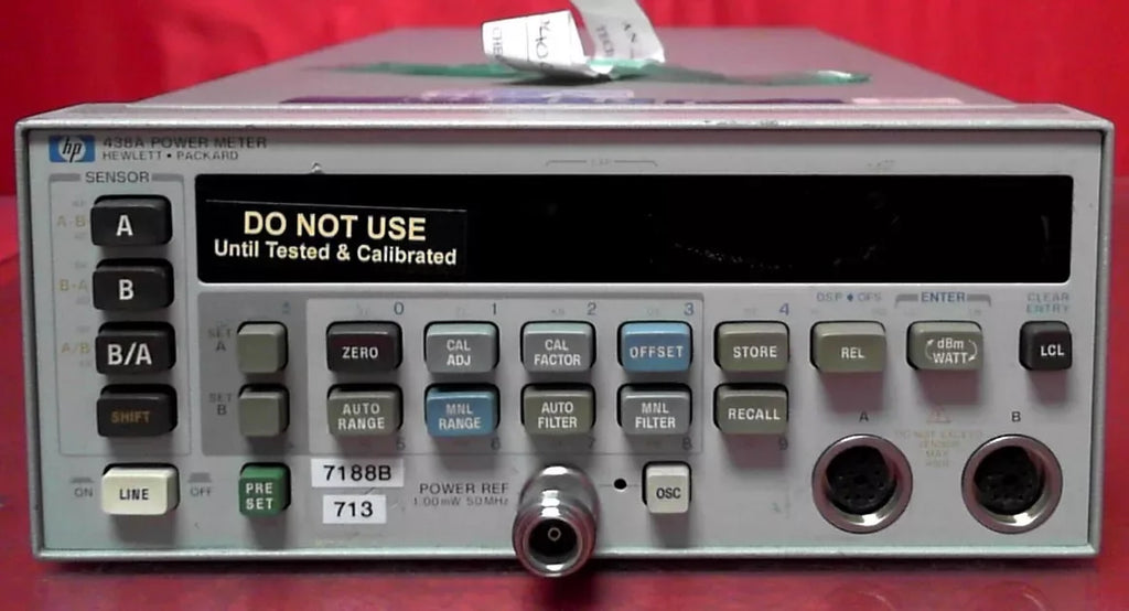 Agilent 438A Dual Channel Power Meter - ZYYKZ Test Equipment