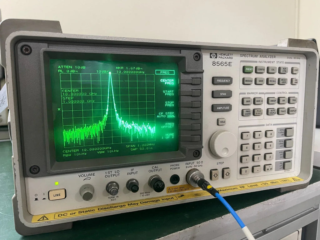 HP Agilent 8565E RF Spectrum Analyzer 9 kHz - 2.9 GHz - ZYYKZ Test Equipment
