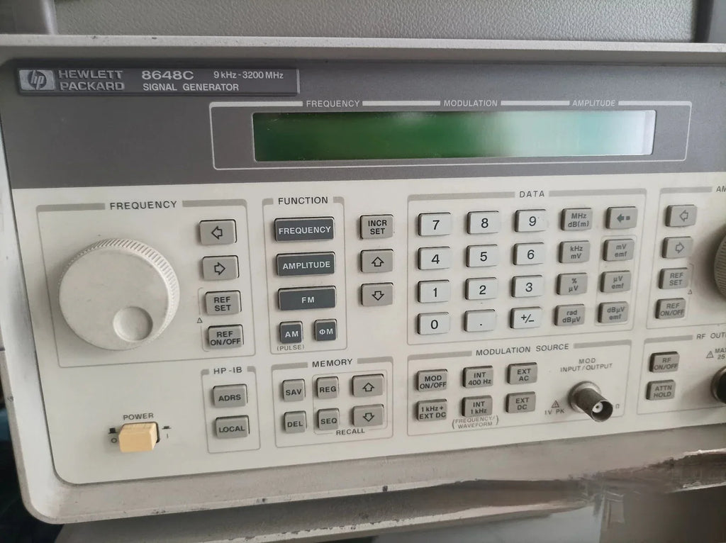 Agilent 8648C Signal Generator 9 kHz to 3.2 GHz RF Source - ZYYKZ Test Equipment