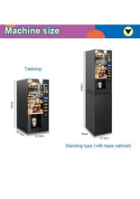 Load image into Gallery viewer, Automatic Commercial Coin-Operated Instant Tea &amp; Coffee Machine - ZYYKZ Test Equipment